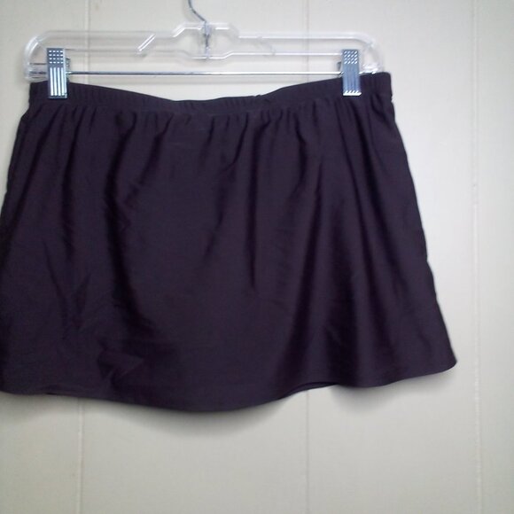 St John's Bay Swim Bottom Skirt 8 Brown - Picture 5 of 8